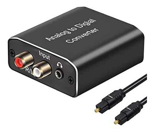 Analog To Digital Audio Converter,hdiwousp Aluminum Rca To O