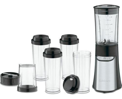 Licuadora Con Vasos Portatil Cuisinart Cpb-300 Acero Inox