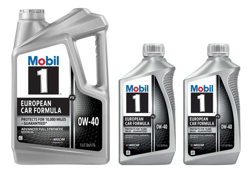 Aceite Sintetico Mobil 1 0w40 4.73 Litros Mas 2 De 946 Ml.