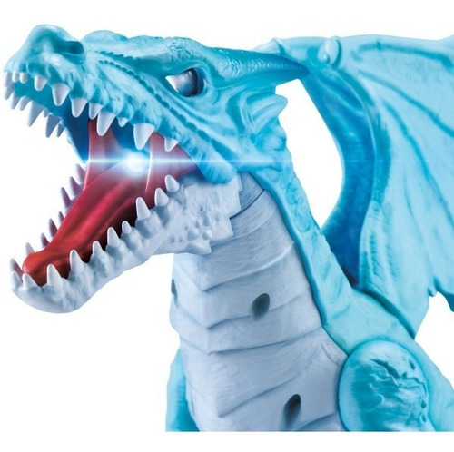 Robo Alive Robotic Furioso Dragón Robotico 7115 Personaje Celeste Hielo