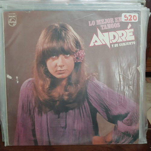 Vinilo Andre Y Su Conjunto Lo Mejor En Tangos T4