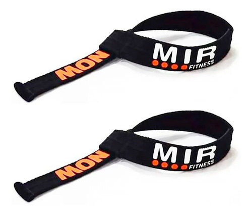 Correas Cintas Straps De Agarre Para Barra Gym Mir Par Cuota