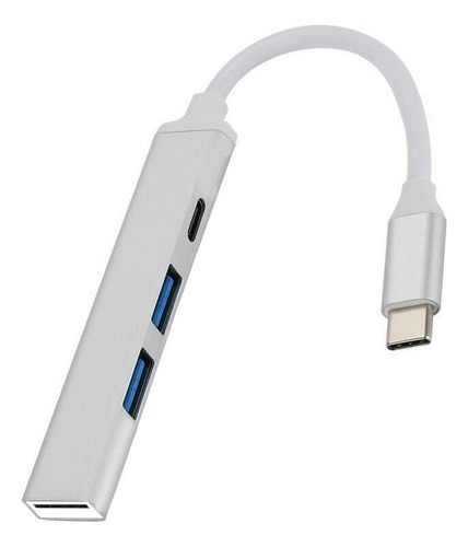 Hub Usb C Con 2 Puertos Usb, 1 Usb C Y Lector Tf 4 En 1 - Co