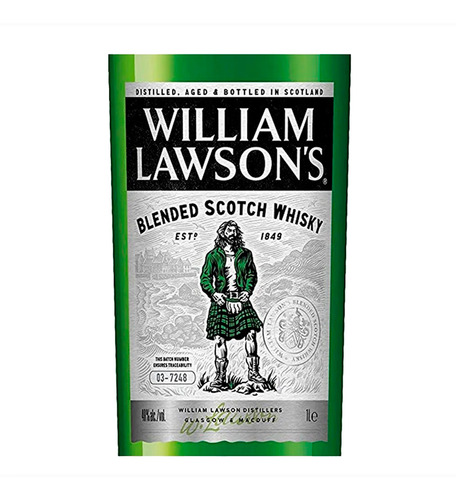 Whisky Escoces William Lawson's 750ml