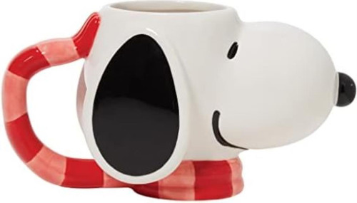 Departamento 56 Peanuts Snoopy Con Bufanda Taza De Café Escu