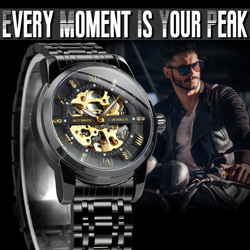 Reloj Mecánico T-Winner SLZg108 Negro