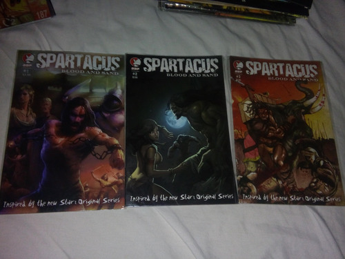 Spartacus Sangre Y Arena Comics En Ingles #1, 2, Y 3 Ddp