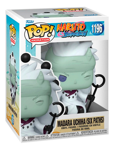 Imagen 3 de 3 de Funko Pop! Madara Uchiha Six Paths 58009 De La Coleccion Naruto Shippuden Figura De Accion #1196