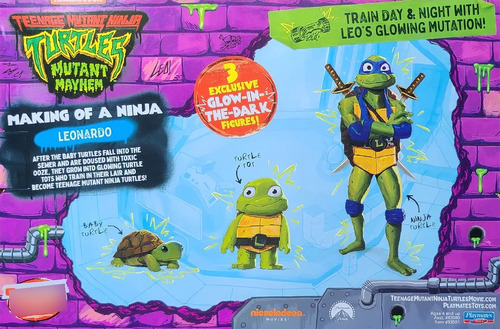 Tortugas Ninja Mutantes Formación De Un Ninja Leonardo Orig.