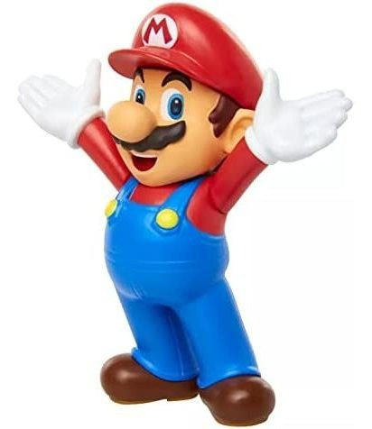 Super Mario, Mario Mini Figura De 2.5 Pulgadas, Figura