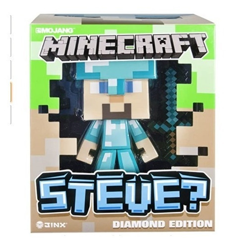 Muñeco Steve Diamond Armor Articulado Nuevo