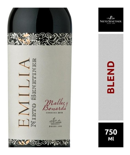 Vino Emilia Bonarda  Malbec X 750 Ml