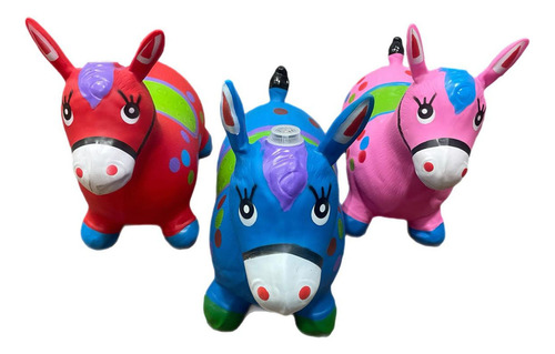Cavalinho Upa Upa Pula Pula Com Musica Pocoto Burro Infantil Cor Vermelho