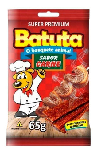 Bifinho Batuta De Carne 65g - Caixa Com 20 Pct