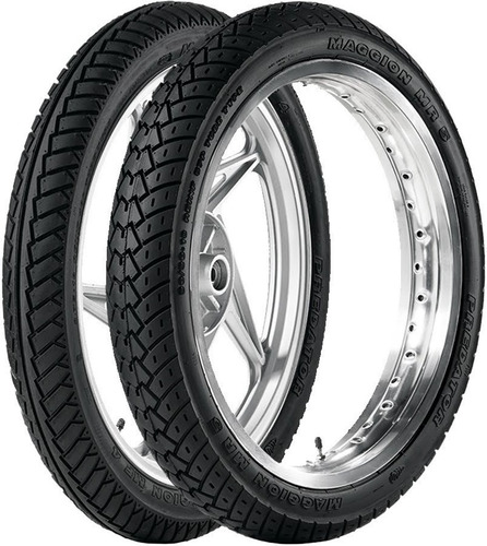 Pneu Ybr Factor 2.75-18 E 100/90-18 Predator Par Com Câmara