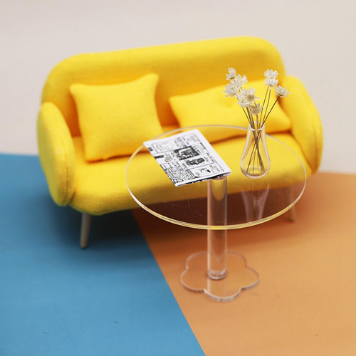 Mesa De Casa De Muñecas En Miniatura, Muebles 1/12, Adornos