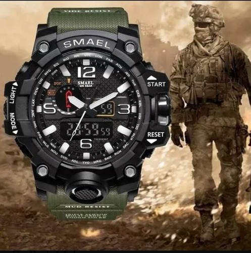 Relogio Smael Esporte Para Homens 1546 Montre Prava D' Agua