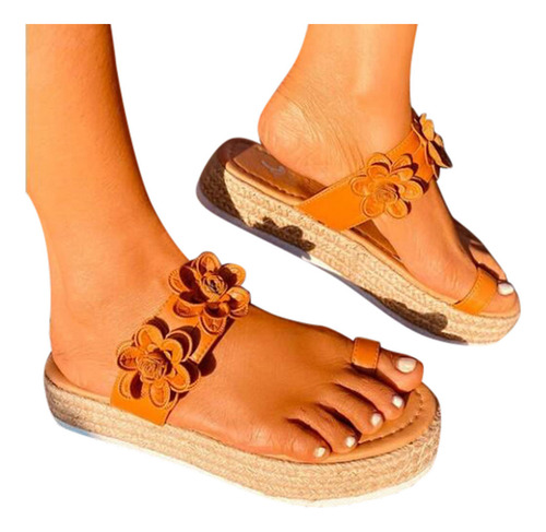 Zapatillas A La Moda Para Mujer, Sandalias Deslizantes De Ve