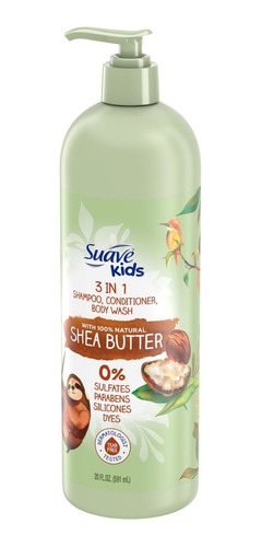 Suave Kids 3 In 1 Shampoo, Conditioner, Body Wash (591ml)