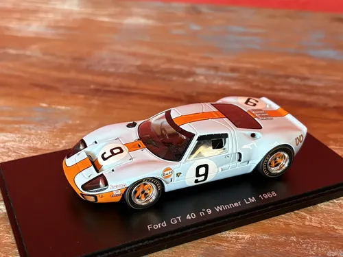 Ford Gt 40 #9 Le Mans Winner 1968 1:43 | Parcelamento sem juros