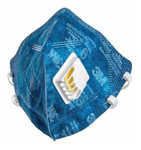 Kit 5 Máscaras 3m 9812 Pff-1 Com Válvula