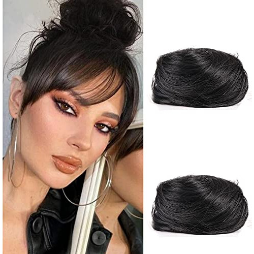 2pcs Gato Orejas Pelo Donut Chignon Clip De Garra En Hkbw4