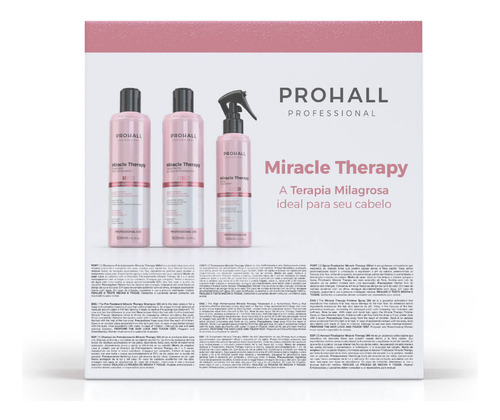 Miracle Therapy Prohall - Original +brinde Exclusivo