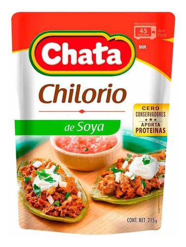 Chilorio Chata De Soya Pouch 215g