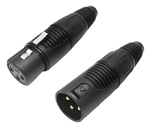 Zyamy 4 Pares Conector De Micrófono De Audio De 3 Pines Xlr,