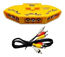 Comprar Chave Seletora Audio Video Rca 3x1 Para Video Game Blu-ray