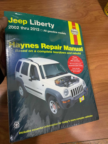 Manual Haynes De Reparación Y Mecánica Jeep Liberty 2002-12