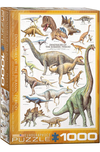 Eurographics Dinosaurios Jurásico Puzzle De 1000 Piezas