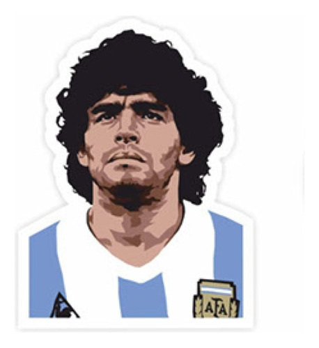 Apliques Termoadhesivo Parche Maradona Sublimado Ropa X6