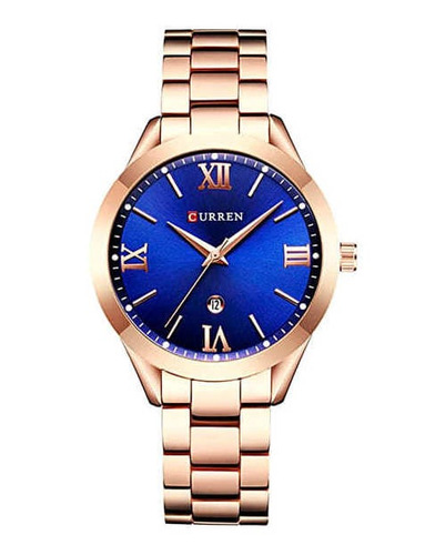 Reloj De Dama Curren Dorado Bello