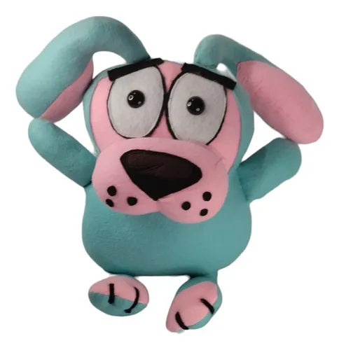 Perro coraje online peluche