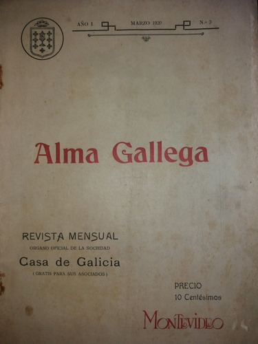  Alma Gallega Inauguracion Casa De Salud Casa Galicia 1920