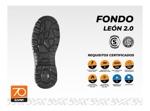 Imagen 6 de 8 de Calzado De Seguridad Kamet Botin Gio P. Acero Envío Gratis