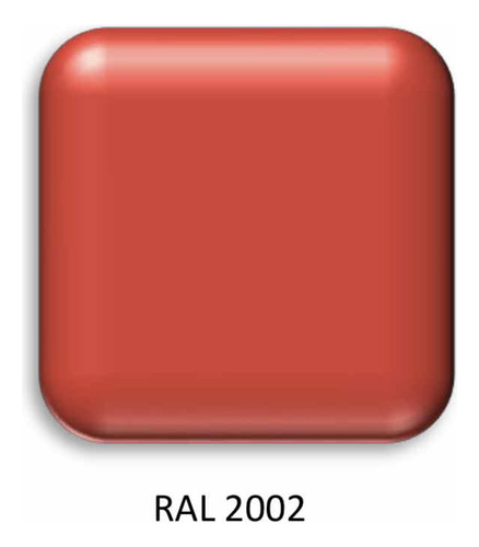 Electrostática Rojo Bermellón Ral 2002 3 K G Pintura  Polvo