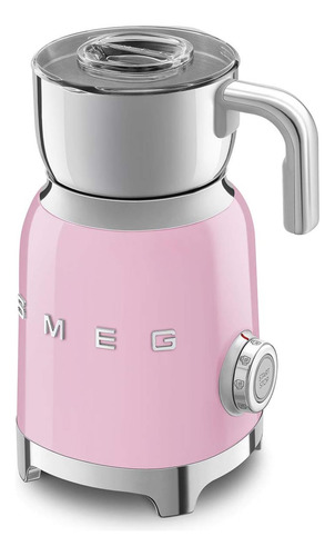 Espumador De Leche Estético Estilo Retro Años 50 Smeg (rosa)
