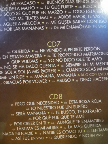 Juan Gabriel Antología Colección 8 Cds Original Edición Limitada
