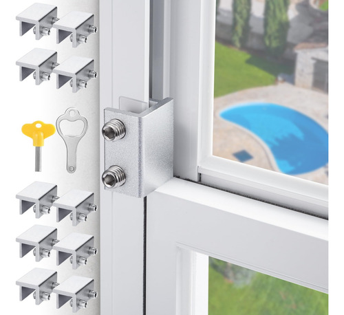 Cerraduras Corredizas Crodoer Para Ventanas Horizontales (10