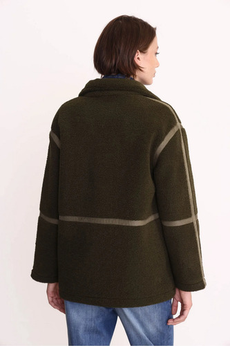 Campera Mujer Corderito Importada Con Detalles Yagmour Noe