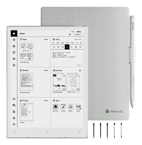 Tableta Aipaper Mini E 8.2 Pulgadas Luz Ajustable 128 Gb Color
