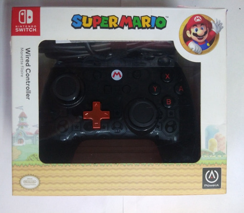 Control Pro Powera Nintendo Switch Mario Shadow Edition