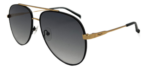 Salvatore Ferragamo Sf204s 236 Aviator Black Gradient Ly1