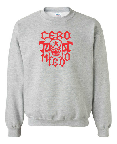 Sudadera Pentagon Jr Logo Cero Miedo Sin Gorro Unisex
