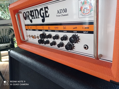 Orange Ad30 Reina Channel Valvular Y Caja Marshall 4x12