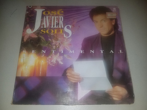 Lp Vinilo Disco Jose Javier Solis Sentimental Balada