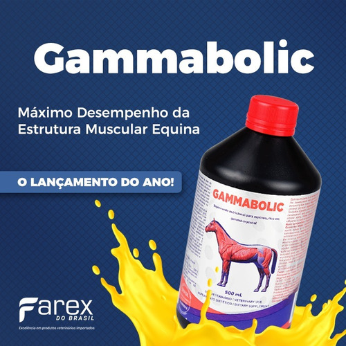 Gammabolic 500ml Suplemento Equino