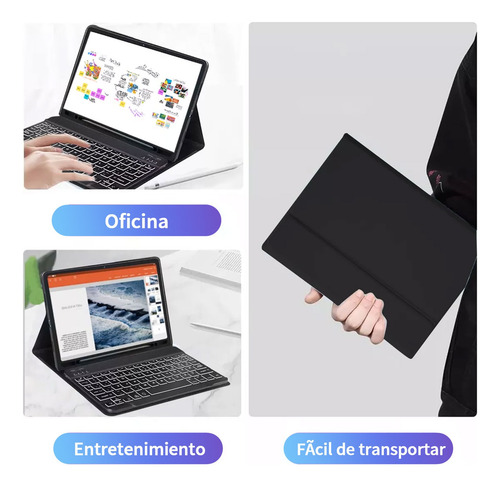 Funda C/teclado+mouse+lápiz Para Xiaomi Redmi Pad Se 11'' Ñ
